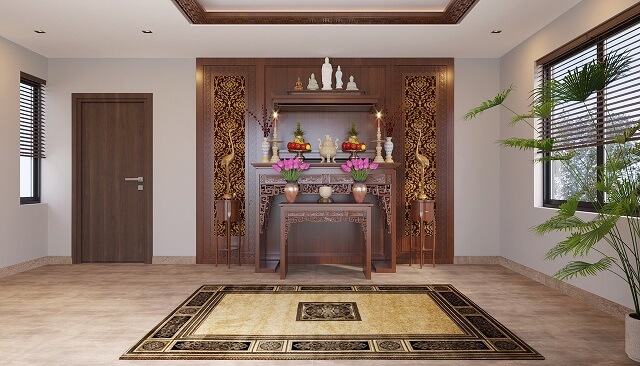 Vị trí đặt bàn thờ chuẩn giúp gia đình hưng thịnh tài lộc