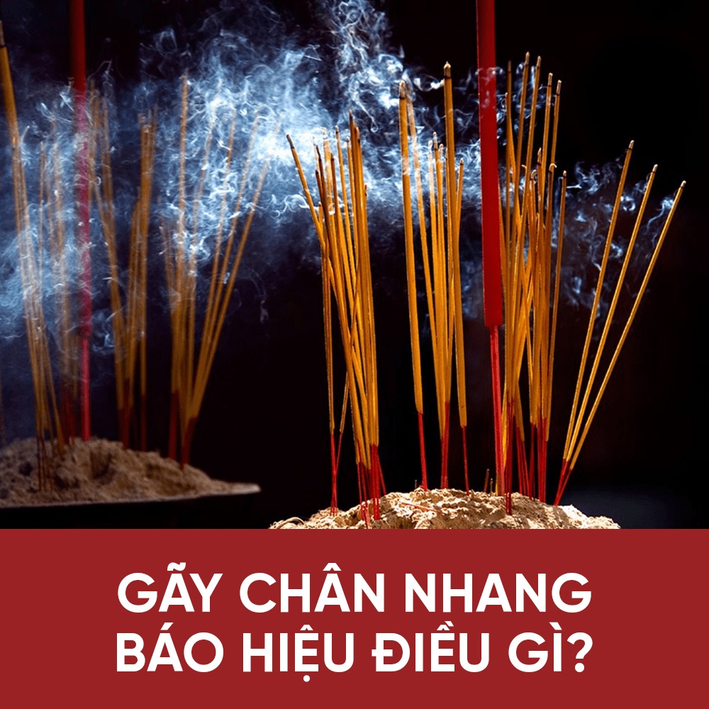 Gãy tàn nhang, đốt nhang cong là điềm gì?