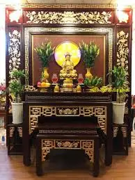 Mẫu bàn thờ phật tại gia đẹp
