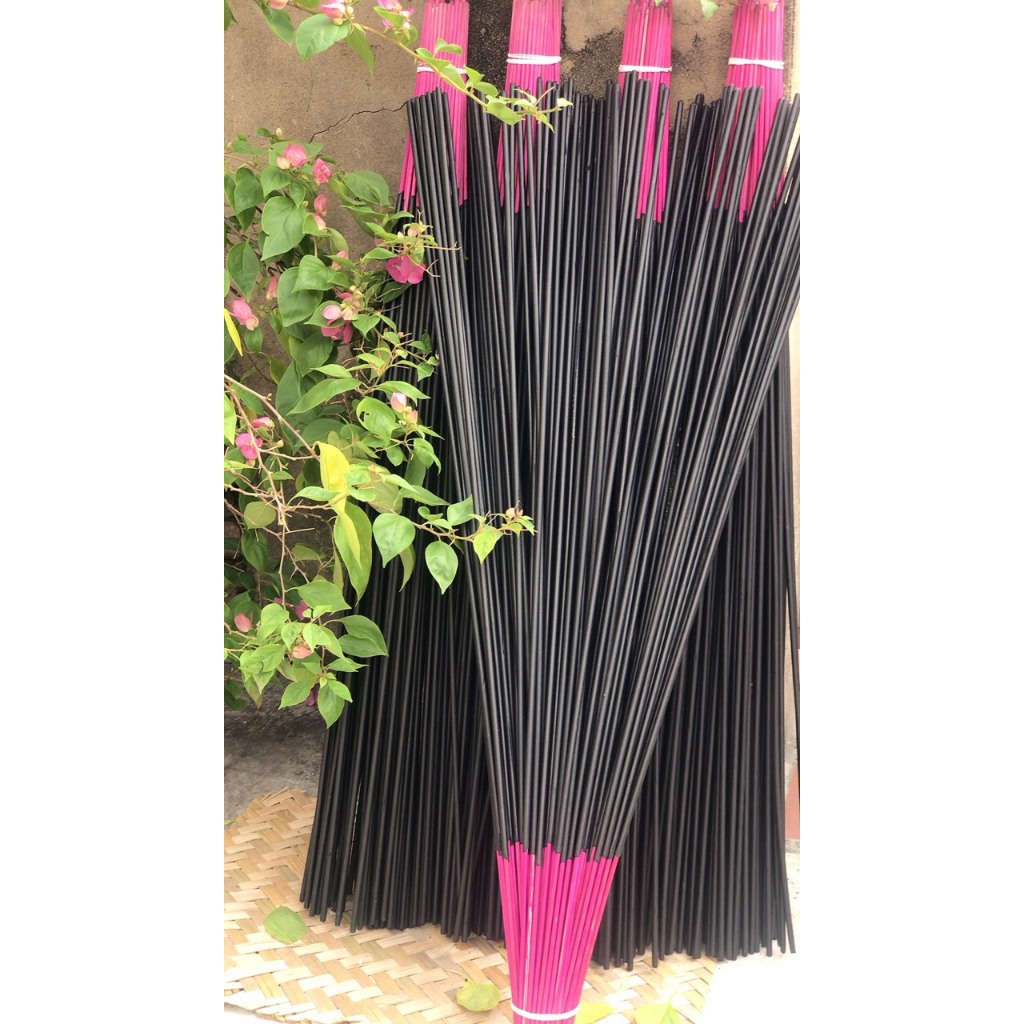 Nhang Đen Vip- Nhang sào loại to đặc biệt cháy ~15 tiếng [ nhang thơm vị  Tết xưa, nhang sạch thảo mộc] hàng mới